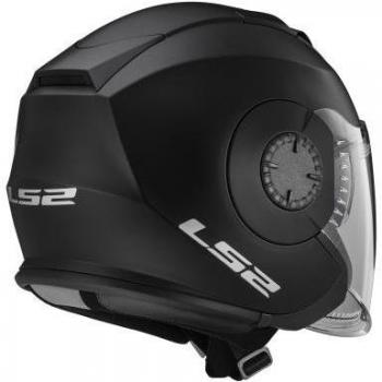 LS2 Verso Casco de Moto, Hombre, Negro Mate, XS