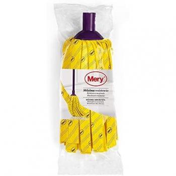 Mery 450.01 Fregona Tiras, Viscosa, Amarillo, 24 x 11