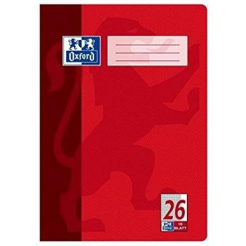 Cuaderno Oxford A4, Cuadriculado (Lineatura 26), 16 Hojas, 90 g/m²