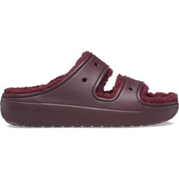 Sandalias unisex Classic Cozzzy Sandal Crocs - Color Lila, Talla 37-38, Material ligero y cómodo, diseño ventilado, suela antideslizante