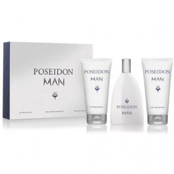 Poseidon Man - Set Perfume para Hombre EDT, After Shave y Gel de Ducha