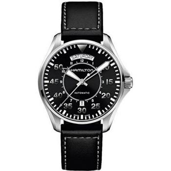 Hamilton Men's Quartz Watch with Black Dial Chronograph Display - H64615735