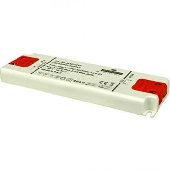 Transformador Slim 12V 30W 2.5A 14mm para Instalación de Tiras LED