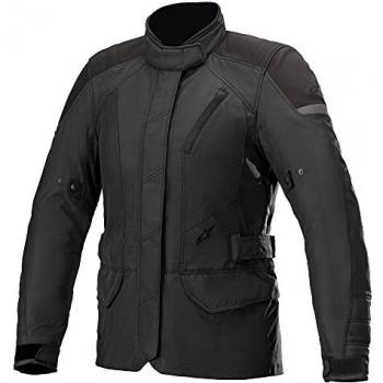 Chaqueta textil para motocicletas Alpinestars Stella Gravity Drystar para damas - Negro (2XL)