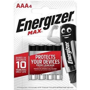 Energizer MAX Alkaline AAA Batteries, 4 each