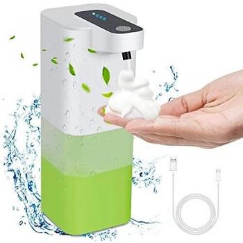 Dispensador Jabon Cocina, Dispensador Ajustable De 4 Velocidades, Dispensador De Desinfectante De Manos Sin Contacto, Velocidad De Espuma RáPida Recargable USB