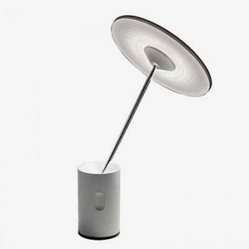 Lámpara de mesa LED Artemide Sisifo en blanco