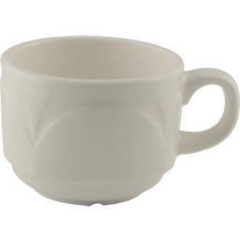 Steelite Manhattan Bianco apilables taza - 221 ml). Caja cantidad 36.