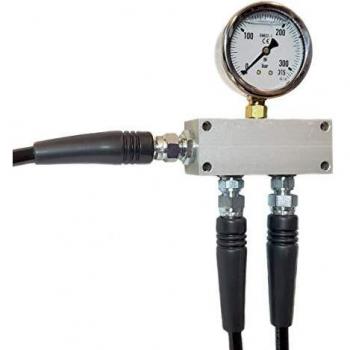 METALSUB Panel Distribuidor Aire 250 Bar con manómetro, roscas 1/4 Gas/BSP