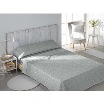 DHestia Juego Sábanas, Coral Gris, 90x200 cm/Cama 90