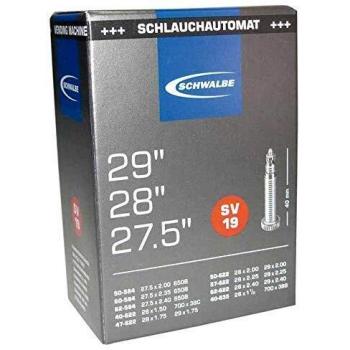 Schwalbe Sv 19 Manguera, Unisexo, Plata, 27.5/28/29x1.50-2.40 Zoll