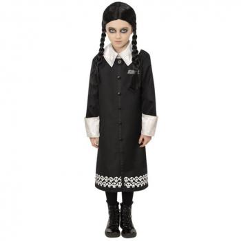 Disfraz de Miércoles La Familia Addams para niña de Smiffy's