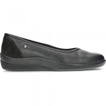 Bailarinas Arcopedico 6695 - Cómodas y Ligeras en Rojo y Negro, Talla 36