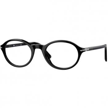 Persol PO3351V 95 Men's Eyeglasses Black Size 52 (Frame Only) - Blue Light Block Available