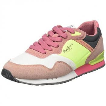 Zapatillas Pepe Jeans London Mad Mujer Multicolor 36 - Cordones, Casual, Plano