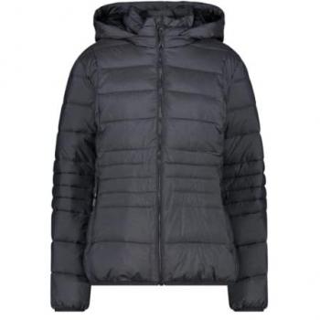 CMP Women's Ripstop Melange Hooded Jacket - Grey Size 40