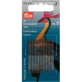 Prym Crewel Embroidery Needles, Gold, One Size