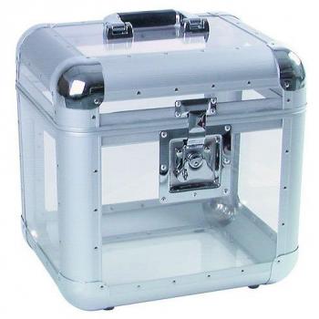 Rounded Acrylic Aluminum Vinyl Record Case 75/25