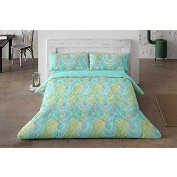 Burrito Blanco - Funda nórdica 447 Verde de Cama de 135x190/200 cm
