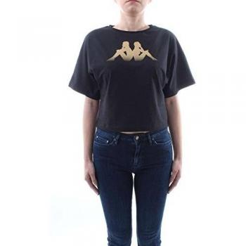 Kappa Afun Camiseta, Mujer, Negro, L