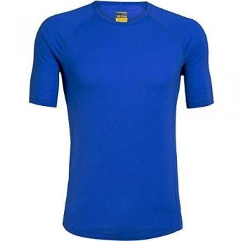 Icebreaker 150 Zone Ss Crewe - Camiseta para hombre, color Lapis Azul Medio, tamaño small