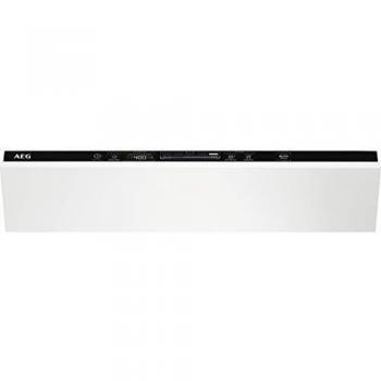 AEG FSB53617Z Lavavajillas de Integración AirDry 13 cubiertos, Desconexión automática, Display con sistema QuickSelect, 7 programas a 3 temperaturas, Motor Inverter, 46 dBA, Blanco, 60 cm