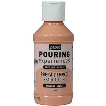 Pintura Acrílica Pébéo Pouring Experiencias 118 ml - Rosa Retrato Brillante