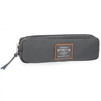 Pepe Jeans Cross Estuche Gris, 23 cm