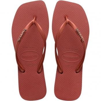 HAV. SQUARE LOGO METALLIC MAHOGANY 41/42 - Mujer