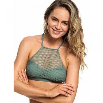 Roxy - Crop Top de Bikini - Mujer - XL - Verde