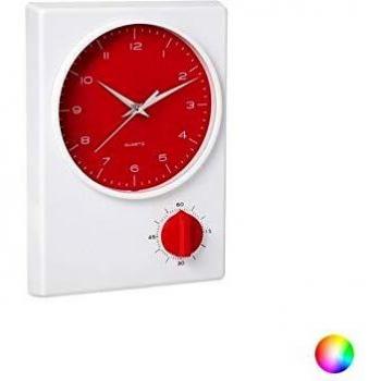 BigBuy Home Reloj, Rojo, Talla única