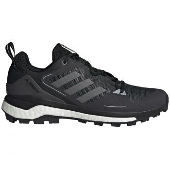 Zapatillas de senderismo Adidas Terrex Skychaser 2 Hombre Negro, características: diseño ligero, impermeable, suela con tracción Continental™ para mejor agarre en terrenos húmedos y secos, sistema de ajuste rápido, soporte en