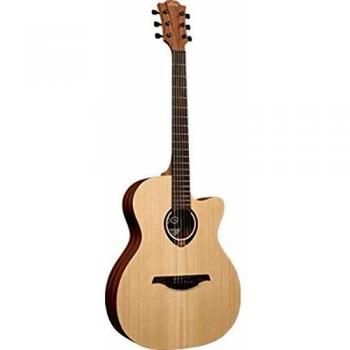 Lâg Tramontane 70 T70ACE Auditorium Electro-Acoustic Guitar Natural Satin Finish