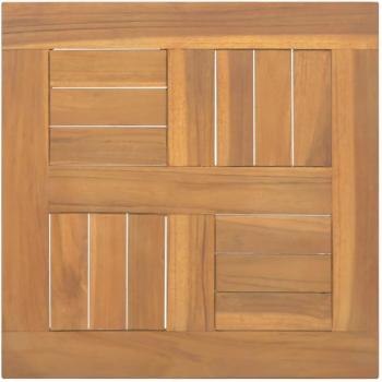 vidaXL Square Table Top 40x40x2.5 cm Solid Wood Teak