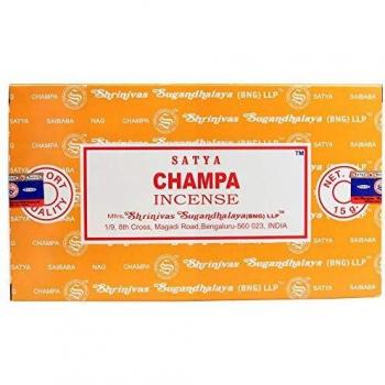 Pack Regalo de Incienso Natural Satya Nag Champa y Aromas Esenciales (12 Variedades - 15g cada una)