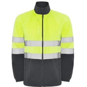 Chaqueta polar alta visibilidad antipilling con protector de barbilla ALTAIR ROLY