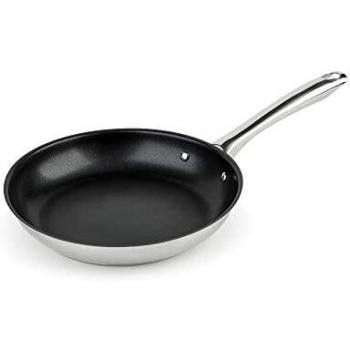 Jata Hogar HSAR2126 Sartén Acero Inox La Garrotxa de 26 cm. Negro. Apta para Inducción y Horno