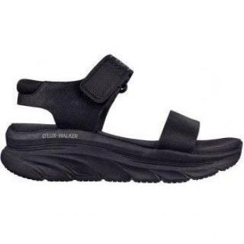 Sandalia Skechers D'Lux Walker-New Block en Negro para Mujer