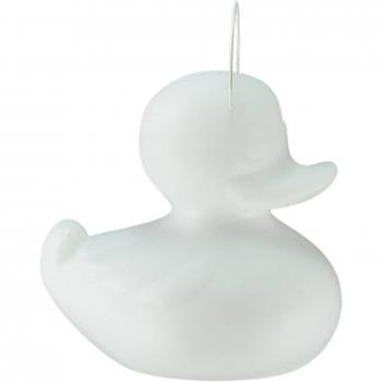 Goodnight Light Lámpara LED de diseño DUCK-DUCK S en blanco, lámpara flotante pato exterior polipropileno blanco 30cm