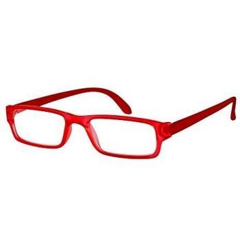 Gafas de Lectura Rojo Mate +1.00 con Diseño Media Luna
