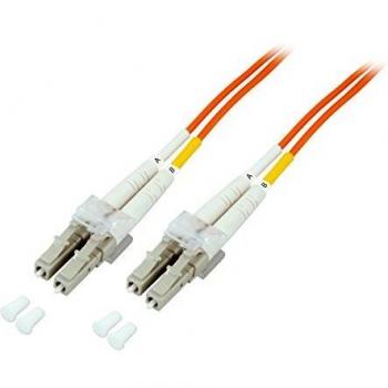 Cable de Fibra Óptica LC-LC Dúplex OM1 (62.5/125µm) 2m LSOH Naranja