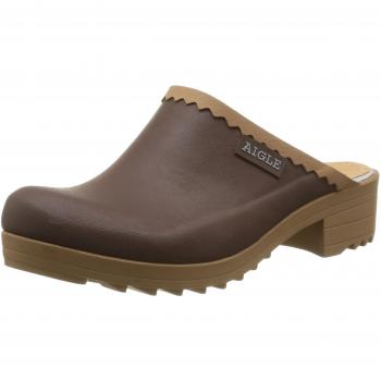 Aigle Victorine, Sabot zuecos mujer, Marrón