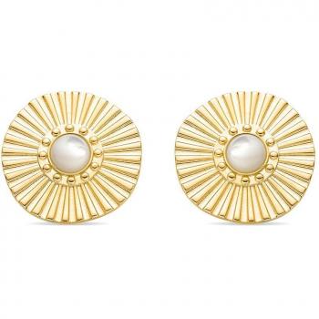 Pendientes de lujo Masha Africa bañados en oro de Luxenter