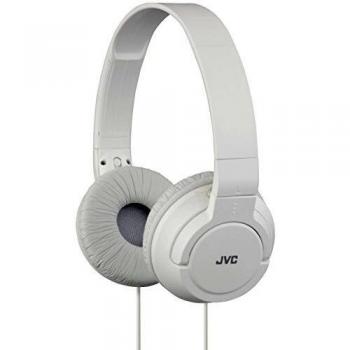 JVC HA-S180-W-E - Auriculares de Diadema Cerrados con Cable de 1,2m, Blanco