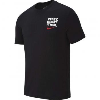Nike M NK Dry tee DFC Reps T-Shirt, Hombre, Black/White, M