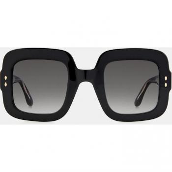 Isabel Marant Women's Square Black Acetate Sunglasses IM 0074/G/S (807/9O)