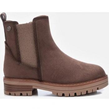 Botines Xti para niña color marrón con cierre de cremallera