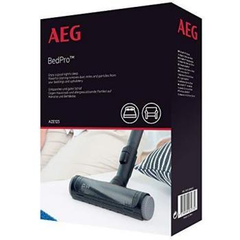 Aeg AZE123 cepillo tapicero bedpro™ con adaptador de 32 mm a 35 mm para una limpieza profunda y eficaz, eliminando polvo, ácaros y otros alérgenos. ¡Renueva tus tapicerías con facilidad!