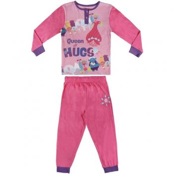 TROLLS Pijama niña Fucsia Dos Piezas