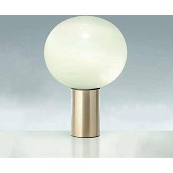 Lámpara de mesa Artemide Laguna 37 en latón, Ø37 cm, LED, diseño elegante